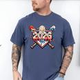 Baseball 2026 Ice Cream Drip Bats For Boys Birthday Graphic Men's Comfort Colors T-Shirt Blue Jean Baseball 2026 Ice Cream Drip Bats For Boys Birthday Graphic Men's Comfort Colors T-Shirt Blue Jean