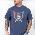 Baseball 6 Year Old Ice Cream Drip 6th Birthday Boys Player Men's Comfort Colors T-Shirt Blue Jean Baseball 6 Year Old Ice Cream Drip 6th Birthday Boys Player Men's Comfort Colors T-Shirt Blue Jean