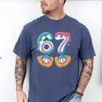 Baseball 67 Ice Cream Drip 67 Meme Player T-Shirt Men's Comfort Colors T-Shirt Blue Jean