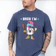 Baseball 6th Birthday Boy Ice Cream Drip Bruh I'm 6 Year Old Men's Comfort Colors T-Shirt Blue Jean