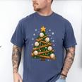 Baseball Bat Christmas Tree Lights Holiday Xmas Men's Comfort Colors T-Shirt Blue Jean Baseball Bat Christmas Tree Lights Holiday Xmas Men's Comfort Colors T-Shirt Blue Jean