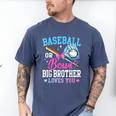 Baseball Or Bows Big Brother Loves You Gender Pink Or Blue Men's Comfort Colors T-Shirt Blue Jean Baseball Or Bows Big Brother Loves You Gender Pink Or Blue Men's Comfort Colors T-Shirt Blue Jean