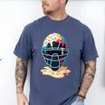 Baseball Catcher Mask Ice Cream Dripping Baseball Boy Youth Men's Comfort Colors T-Shirt Blue Jean