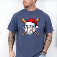 Baseball Christmas Lights Santa Christmas Baseball Player Men's Comfort Colors T-Shirt Blue Jean Baseball Christmas Lights Santa Christmas Baseball Player Men's Comfort Colors T-Shirt Blue Jean