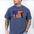 Baseball Coach Baseball Dad American Flag Men's Comfort Colors T-Shirt Blue Jean Baseball Coach Baseball Dad American Flag Men's Comfort Colors T-Shirt Blue Jean