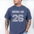 BASEBALL DAD 2026 SENIOR BASEBALL DAD SENIOR CLASS 26 Men's Comfort Colors T-Shirt Blue Jean BASEBALL DAD 2026 SENIOR BASEBALL DAD SENIOR CLASS 26 Men's Comfort Colors T-Shirt Blue Jean