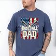 Baseball Dad American USA Flag Dada Men Baseball Fathers Day Men's Comfort Colors T-Shirt Blue Jean Baseball Dad American USA Flag Dada Men Baseball Fathers Day Men's Comfort Colors T-Shirt Blue Jean