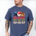 Baseball Dad Camo Father's Day Baseball Stuff Men Men's Comfort Colors T-Shirt Blue Jean Baseball Dad Camo Father's Day Baseball Stuff Men Men's Comfort Colors T-Shirt Blue Jean