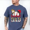 Baseball Dad Camo Husband Fathers Day Player Coach Dad Son Men's Comfort Colors T-Shirt Blue Jean