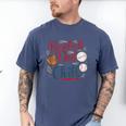 Baseball Dad And Chill Funny For Baseball Lovers Men's Comfort Colors T-Shirt Blue Jean Baseball Dad And Chill Funny For Baseball Lovers Men's Comfort Colors T-Shirt Blue Jean