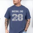 BASEBALL DAD CLASS OF 2028 BASEBALL DAD 28 CLASS OF 28 Men's Comfort Colors T-Shirt Blue Jean
