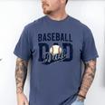 Baseball Dad Daddy Papa Men's Comfort Colors T-Shirt Blue Jean Baseball Dad Daddy Papa Men's Comfort Colors T-Shirt Blue Jean