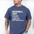 Baseball Dad Definition Men's Comfort Colors T-Shirt Blue Jean Baseball Dad Definition Men's Comfort Colors T-Shirt Blue Jean