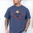 Baseball Dad Diamond Game Day Men's Comfort Colors T-Shirt Blue Jean Baseball Dad Diamond Game Day Men's Comfort Colors T-Shirt Blue Jean