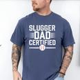 Baseball Dad Father Fathers Day Baseball Lovers Homerun Premium Men's Comfort Colors T-Shirt Blue Jean