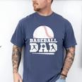 Baseball Dad Father Sport Fan Men's Comfort Colors T-Shirt Blue Jean