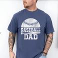 Baseball Dad Father's Day Men Men's Comfort Colors T-Shirt Blue Jean Baseball Dad Father's Day Men Men's Comfort Colors T-Shirt Blue Jean