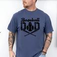 Baseball Dad Happy Fathers Day For Men Wife Daughter Son Men's Comfort Colors T-Shirt Blue Jean Baseball Dad Happy Fathers Day For Men Wife Daughter Son Men's Comfort Colors T-Shirt Blue Jean