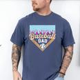 Baseball Dad Ice Cream Drip Fathers Day Men's Comfort Colors T-Shirt Blue Jean Baseball Dad Ice Cream Drip Fathers Day Men's Comfort Colors T-Shirt Blue Jean