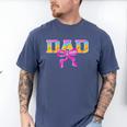 Baseball Dad Ice Cream Drip Game Day Family Matching Men's Comfort Colors T-Shirt Blue Jean