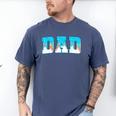 Baseball Dad Ice Cream Drip Happy Fathers Day Men's Comfort Colors T-Shirt Blue Jean Baseball Dad Ice Cream Drip Happy Fathers Day Men's Comfort Colors T-Shirt Blue Jean