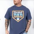 Baseball Dad Ice Cream Drip Home Plate Cool Fathers Day Premium Men's Comfort Colors T-Shirt Blue Jean Baseball Dad Ice Cream Drip Home Plate Cool Fathers Day Premium Men's Comfort Colors T-Shirt Blue Jean