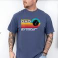 Baseball Dad Like Normal Dad But Cooler Fathers Day Men's Comfort Colors T-Shirt Blue Jean