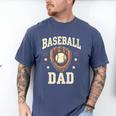 Baseball Dad Premium Men's Comfort Colors T-Shirt Blue Jean