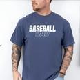 Baseball Dad Premium Tri-Blend Men's Comfort Colors T-Shirt Blue Jean Baseball Dad Premium Tri-Blend Men's Comfort Colors T-Shirt Blue Jean