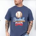 Baseball Dad Quote Father's Day Sports Men's Comfort Colors T-Shirt Blue Jean