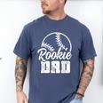 Baseball Dad Softball Game Rookie Dad Baseball Men's Comfort Colors T-Shirt Blue Jean