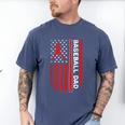 Baseball Dad Usa American Flag Patriotic Dad Father's Day Men's Comfort Colors T-Shirt Blue Jean Baseball Dad Usa American Flag Patriotic Dad Father's Day Men's Comfort Colors T-Shirt Blue Jean