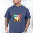 Baseball Drip For Boys Ice Cream Dripping Baseball Sport Men's Comfort Colors T-Shirt Blue Jean Baseball Drip For Boys Ice Cream Dripping Baseball Sport Men's Comfort Colors T-Shirt Blue Jean