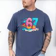 Baseball Drip Ice Cream 67 Graffiti Splash Melt Men's Comfort Colors T-Shirt Blue Jean Baseball Drip Ice Cream 67 Graffiti Splash Melt Men's Comfort Colors T-Shirt Blue Jean