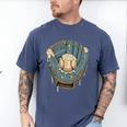 Baseball Drip Ice Cream Glove With Sprinkles And Ball Youth Premium Tri-Blend Men's Comfort Colors T-Shirt Blue Jean