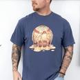 Baseball Drip Ice Cream Melting Illustration Men's Comfort Colors T-Shirt Blue Jean Baseball Drip Ice Cream Melting Illustration Men's Comfort Colors T-Shirt Blue Jean