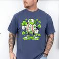 Baseball Drip Ice Cream Shamrock Irish St Patricks Men Men's Comfort Colors T-Shirt Blue Jean Baseball Drip Ice Cream Shamrock Irish St Patricks Men Men's Comfort Colors T-Shirt Blue Jean