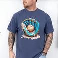 Baseball Drip Ice Cream Sprinkless Glove Boy Kid Men's Comfort Colors T-Shirt Blue Jean