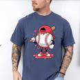 Baseball Drip Icecream Boy Kids Valentine Men's Comfort Colors T-Shirt Blue Jean