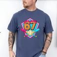 Baseball Drip Jersey Number 67 For Players & 67th Birthday Men's Comfort Colors T-Shirt Blue Jean Baseball Drip Jersey Number 67 For Players & 67th Birthday Men's Comfort Colors T-Shirt Blue Jean