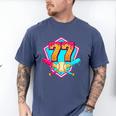 Baseball Drip Jersey Number 77 For Players & 77th Birthday Men's Comfort Colors T-Shirt Blue Jean Baseball Drip Jersey Number 77 For Players & 77th Birthday Men's Comfort Colors T-Shirt Blue Jean