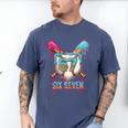 Baseball Drip Number 67 Player 6-7 Six Seven Meme Gen Alpha Men's Comfort Colors T-Shirt Blue Jean Baseball Drip Number 67 Player 6-7 Six Seven Meme Gen Alpha Men's Comfort Colors T-Shirt Blue Jean