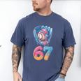 Baseball Drip Number 67 Player 67th Birthday Ice Cream 67 Men's Comfort Colors T-Shirt Blue Jean Baseball Drip Number 67 Player 67th Birthday Ice Cream 67 Men's Comfort Colors T-Shirt Blue Jean