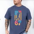 Baseball Drip USA Flag 67 Player 67th Birthday Ice Cream 67 Men's Comfort Colors T-Shirt Blue Jean Baseball Drip USA Flag 67 Player 67th Birthday Ice Cream 67 Men's Comfort Colors T-Shirt Blue Jean
