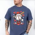 Baseball Drip Valentine Boys Women Men Hearts Sport Love Men's Comfort Colors T-Shirt Blue Jean Baseball Drip Valentine Boys Women Men Hearts Sport Love Men's Comfort Colors T-Shirt Blue Jean