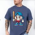 Baseball Drippy Style Apparel For Boys Youth Cool Baseball Men's Comfort Colors T-Shirt Blue Jean