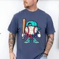 Baseball Drippy Style Apparel For Boys Youth Drip Baseball Men's Comfort Colors T-Shirt Blue Jean Baseball Drippy Style Apparel For Boys Youth Drip Baseball Men's Comfort Colors T-Shirt Blue Jean