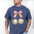 Baseball Girls Women Coquette Pink Bow Baseball Men's Comfort Colors T-Shirt Blue Jean Baseball Girls Women Coquette Pink Bow Baseball Men's Comfort Colors T-Shirt Blue Jean