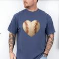 Baseball Heart Shape Valentines Day Love Boys Kids Men Men's Comfort Colors T-Shirt Blue Jean Baseball Heart Shape Valentines Day Love Boys Kids Men Men's Comfort Colors T-Shirt Blue Jean
