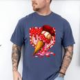 Baseball Heart Valentine Baseball Ice Cream Drip Boys Girls Men's Comfort Colors T-Shirt Blue Jean Baseball Heart Valentine Baseball Ice Cream Drip Boys Girls Men's Comfort Colors T-Shirt Blue Jean